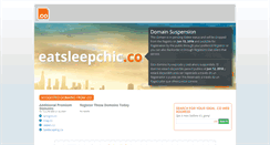 Desktop Screenshot of eatsleepchic.co